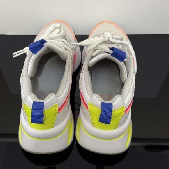 Puma Nova 2 Low Women's Sneakers White Pink Yellow Size 8.5 Retro 370957-08 - Picture 6 of 8